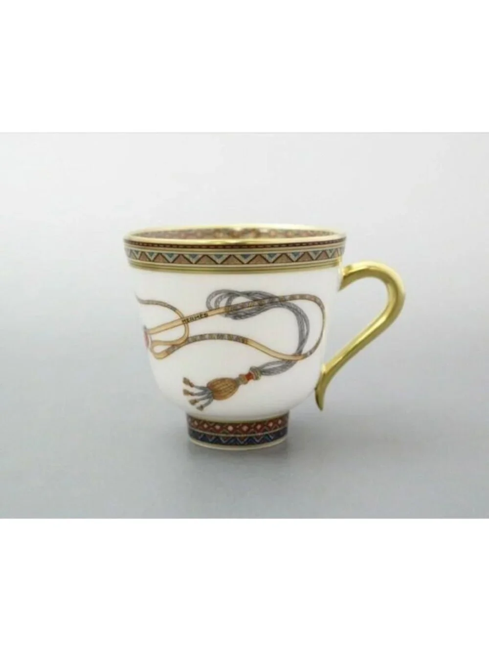 Hermes Cheval D'orient Coffee Cup & Saucer Pair High Quality Western Tableware